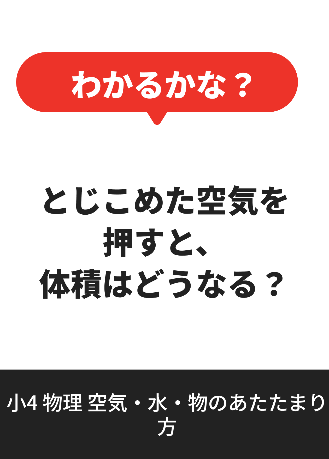 小4 物理 空気・水・物のあたたまり方