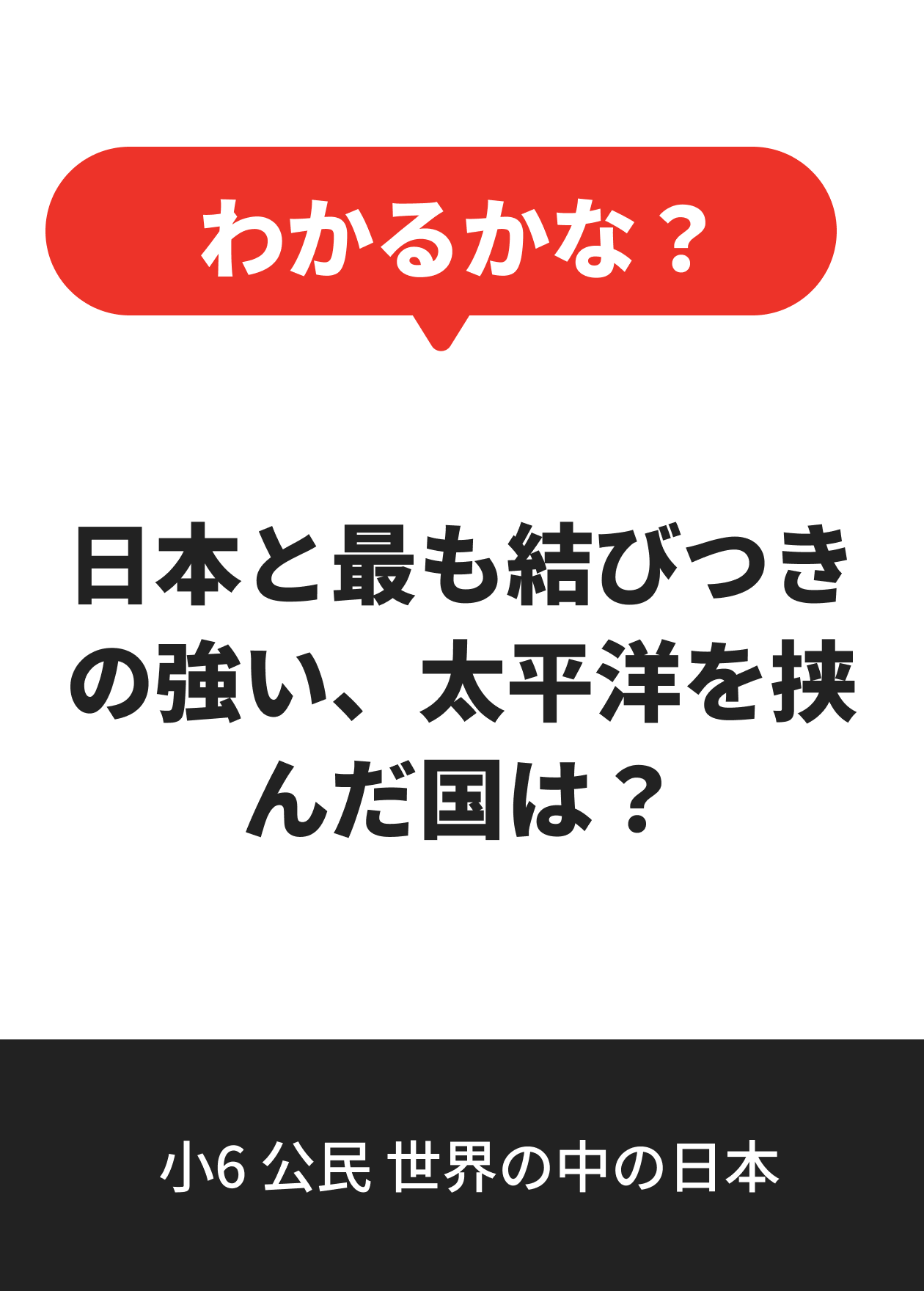 小6 公民 世界の中の日本