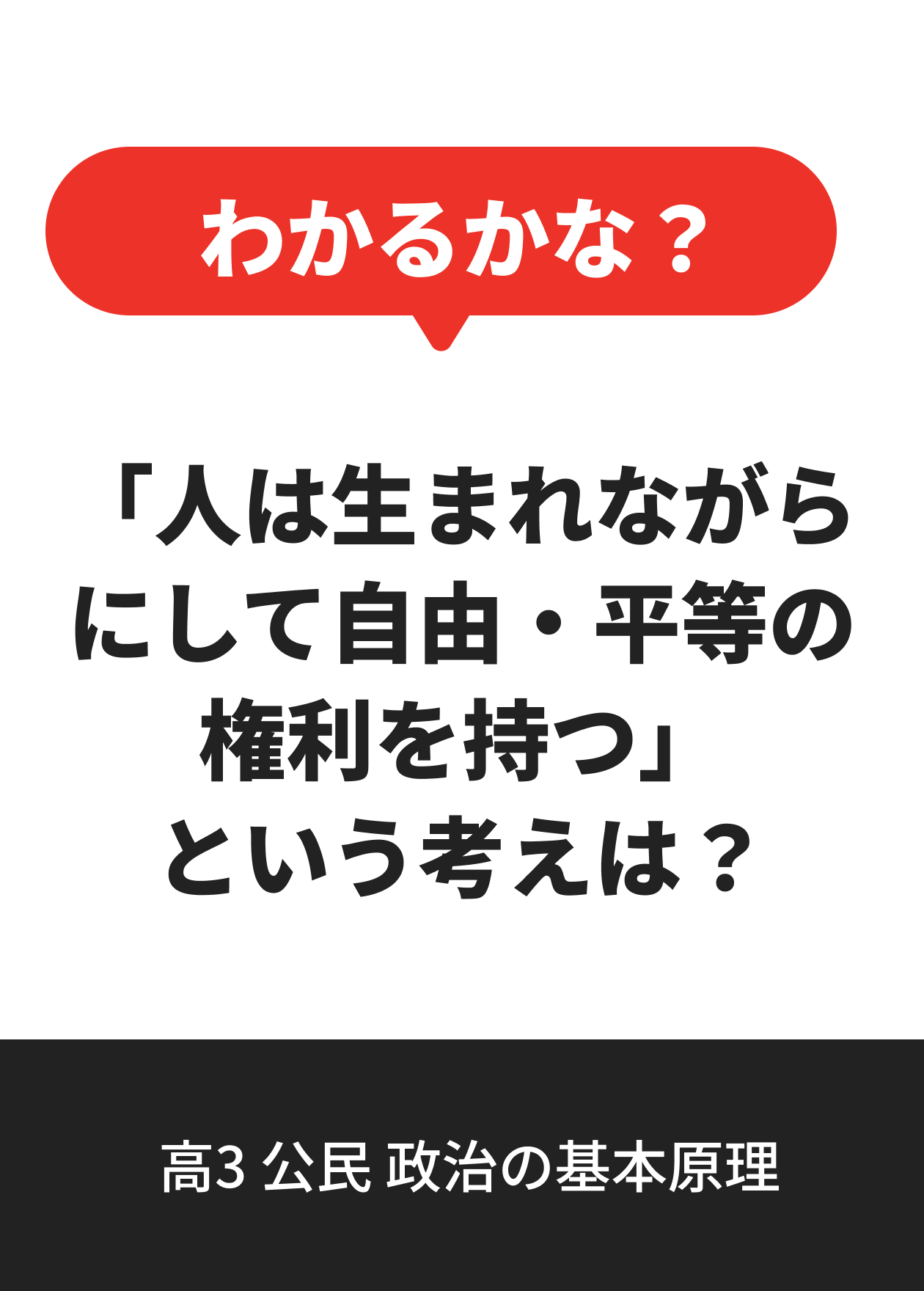 高3 公民 政治の基本原理